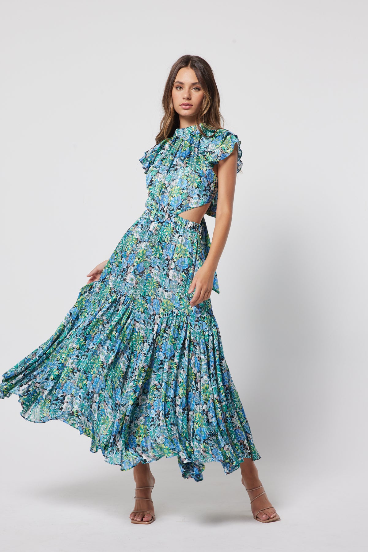 Elliatt Rousham Maxi Dress#N#– Dress Hire AU