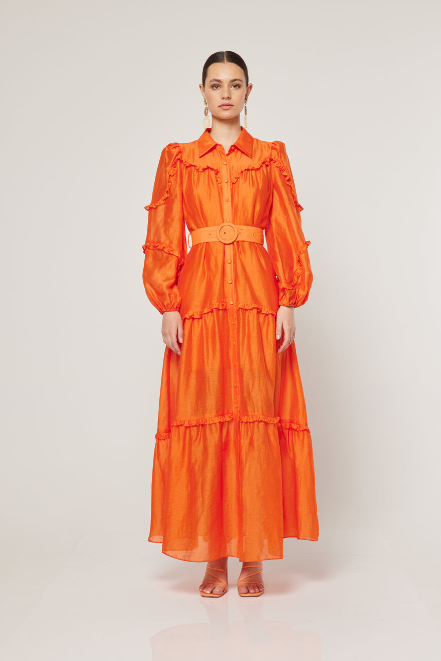 Elliatt - Authors Maxi Dress - Orange | All The Dresses