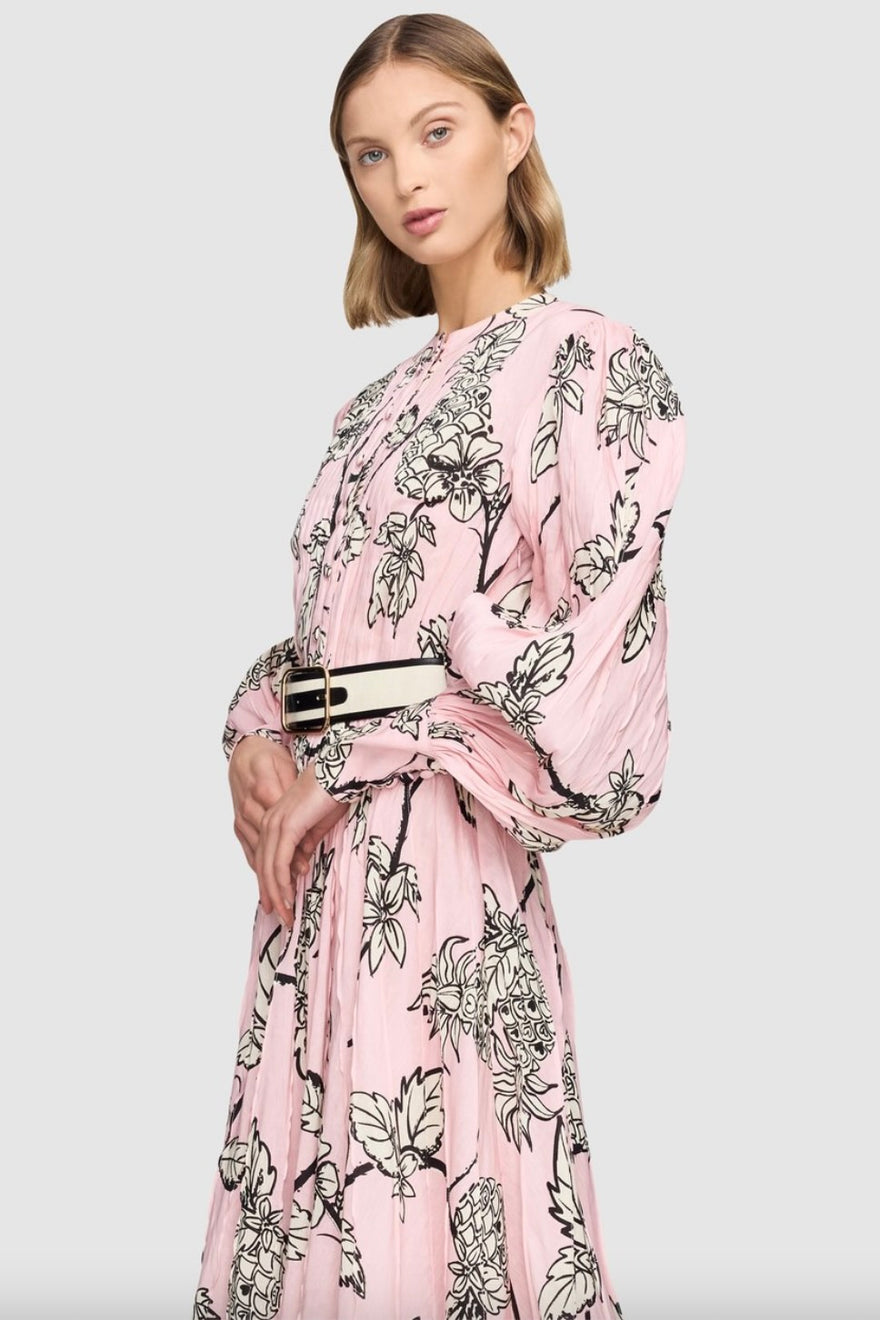 Leo Lin - Pina Silk Linen Dress - Print | All The Dresses