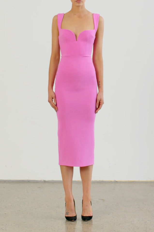 Alex Perry - Spencer Midi Dress - Pink