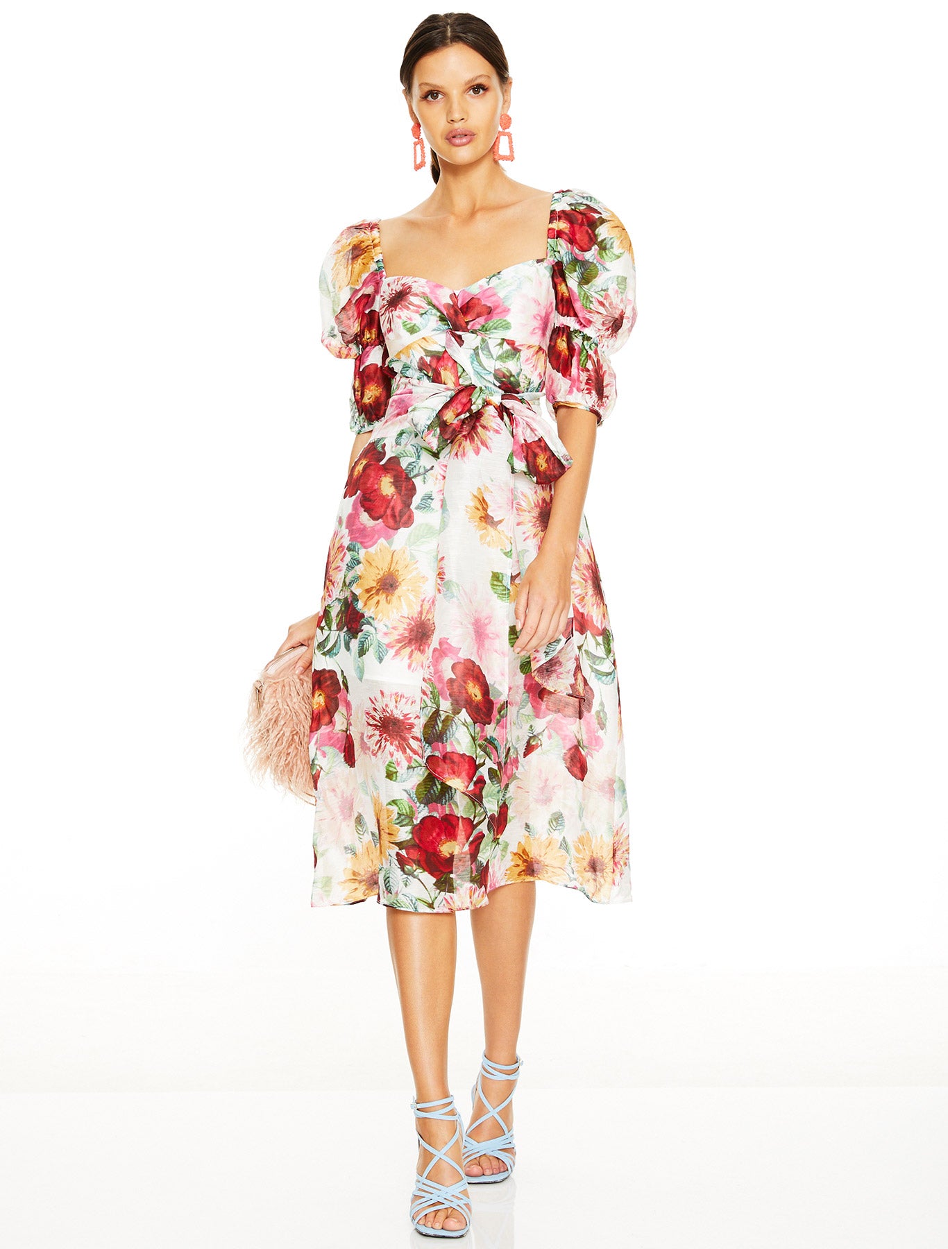 midi dress flower