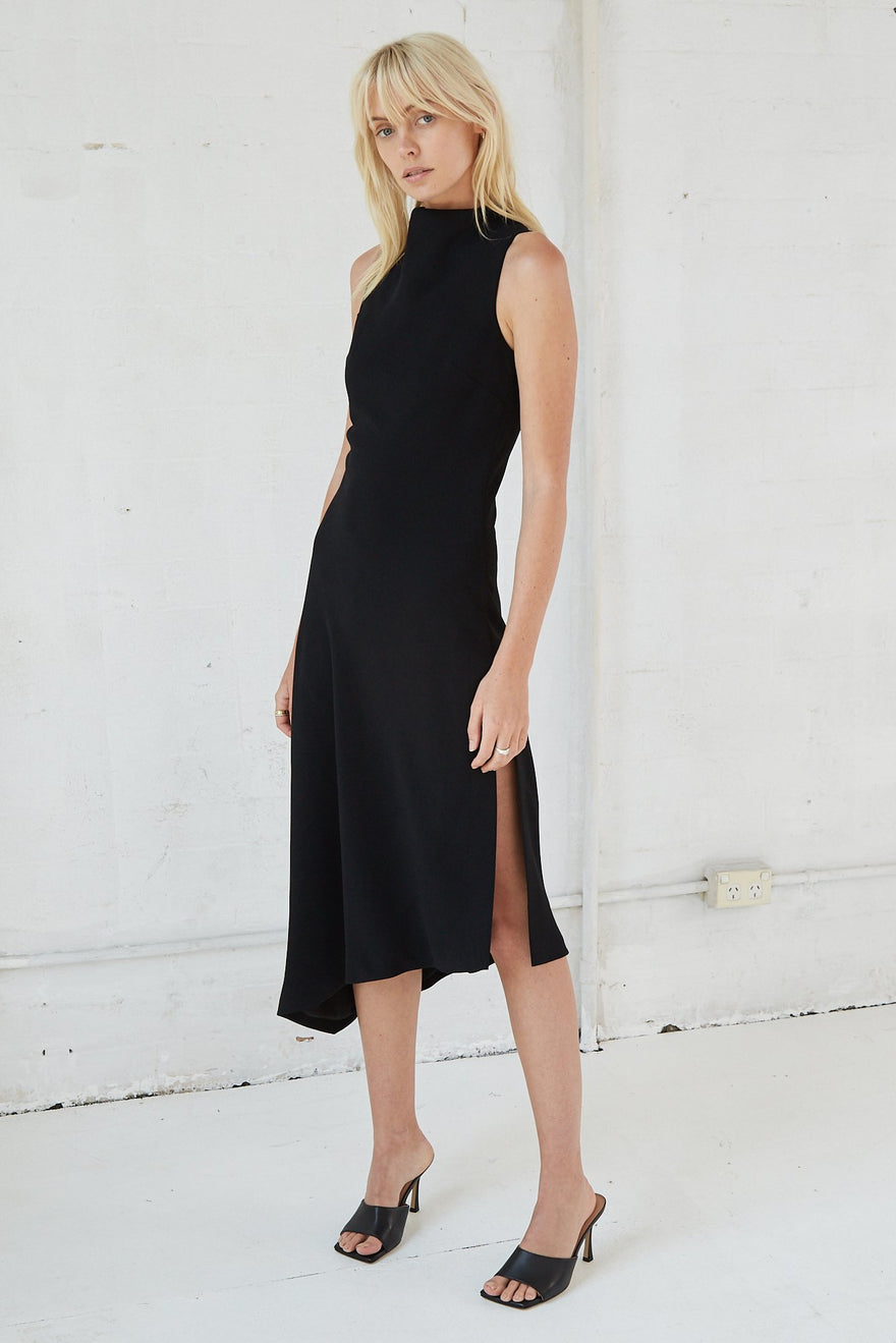 Third Form - Rising Midi Dress - Black | All The Dresses