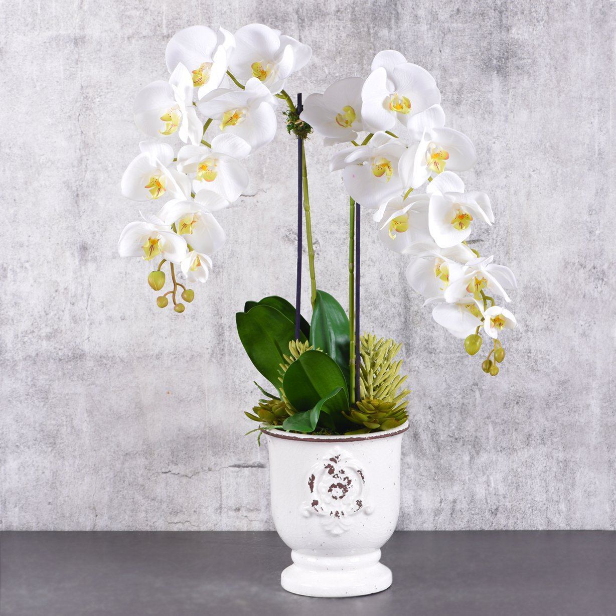Shabby Chic Orchid Arrangement