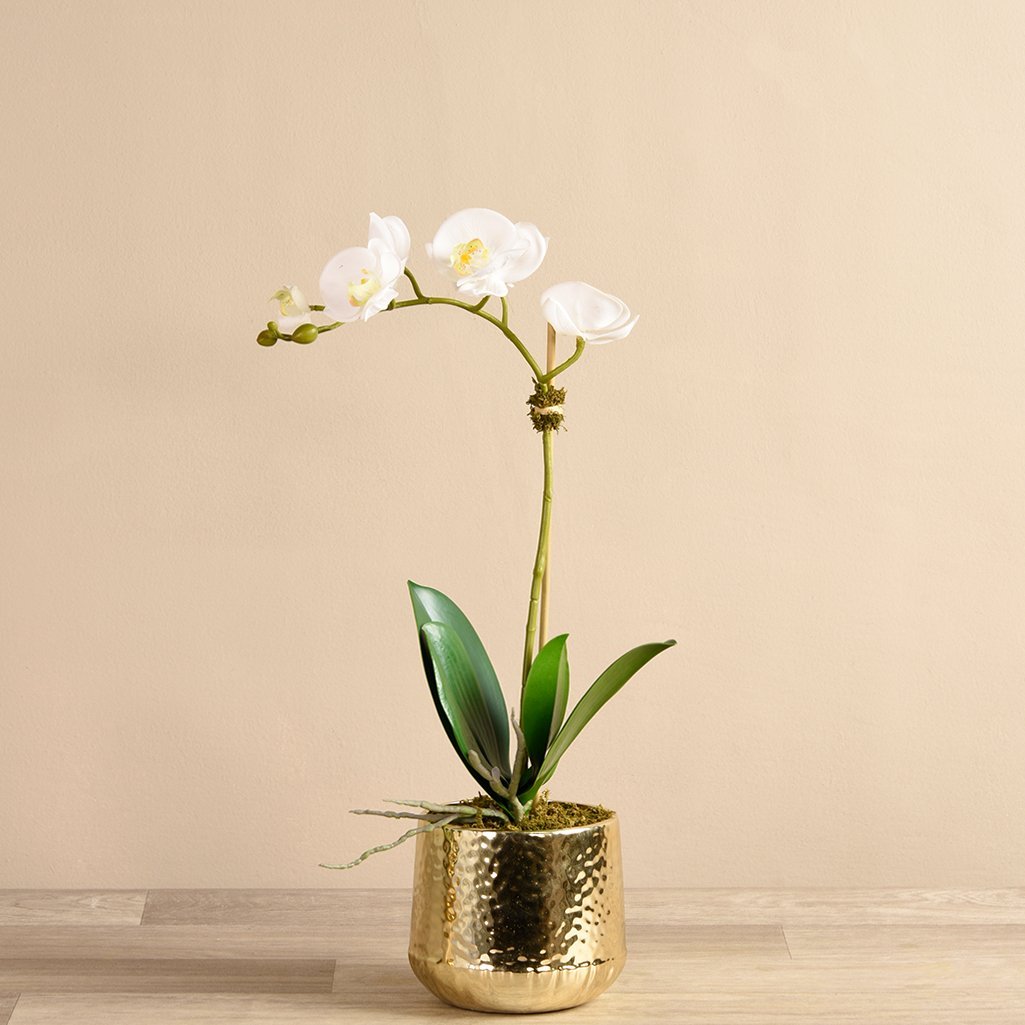 small white artificial flowers