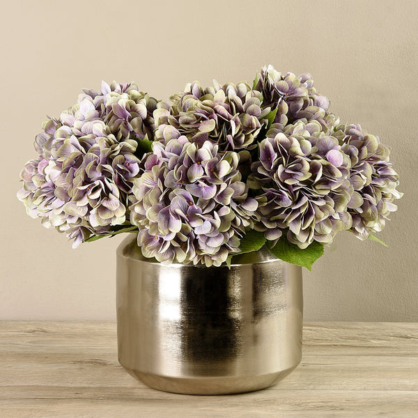 Hybrid Arrangement In Silver Vase