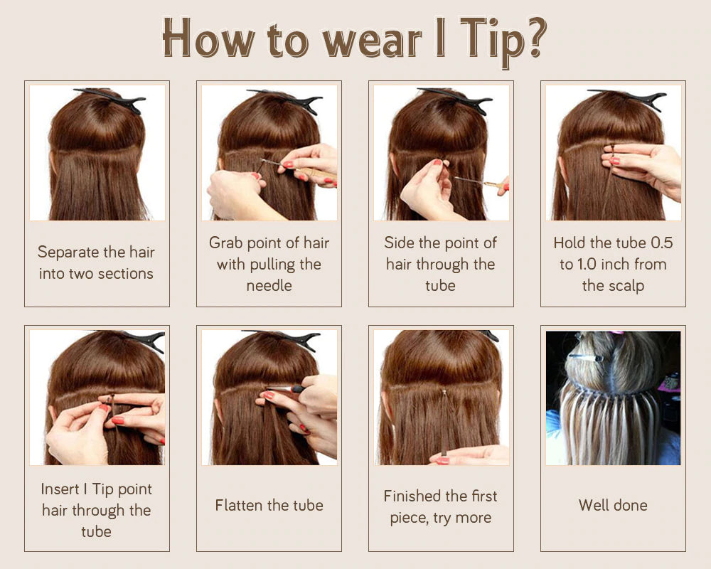 I TIP IN HAIR EXTENSIONS