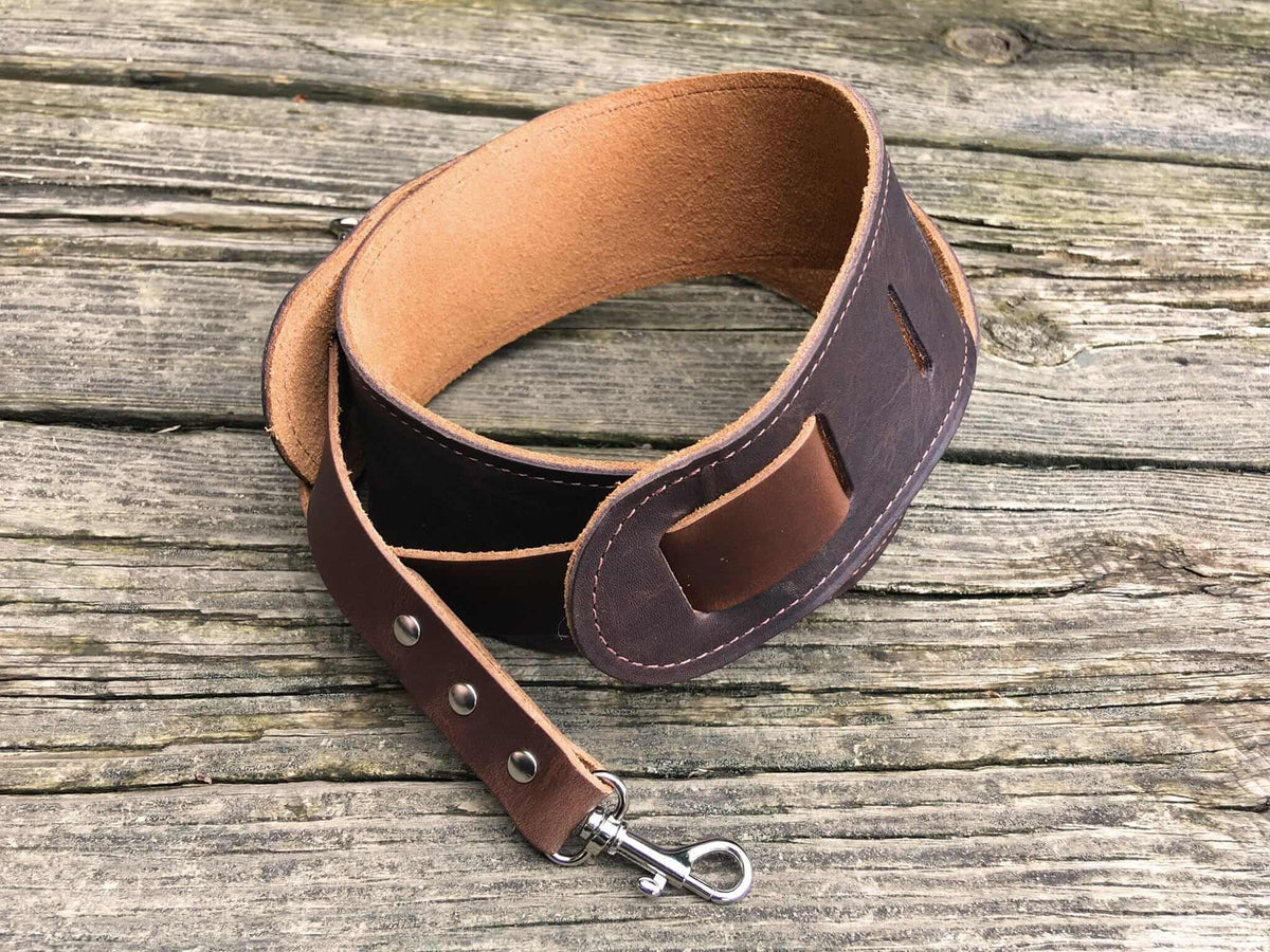 Easy to Attach Banjo Strap: The Marty - Twin Saints Leather