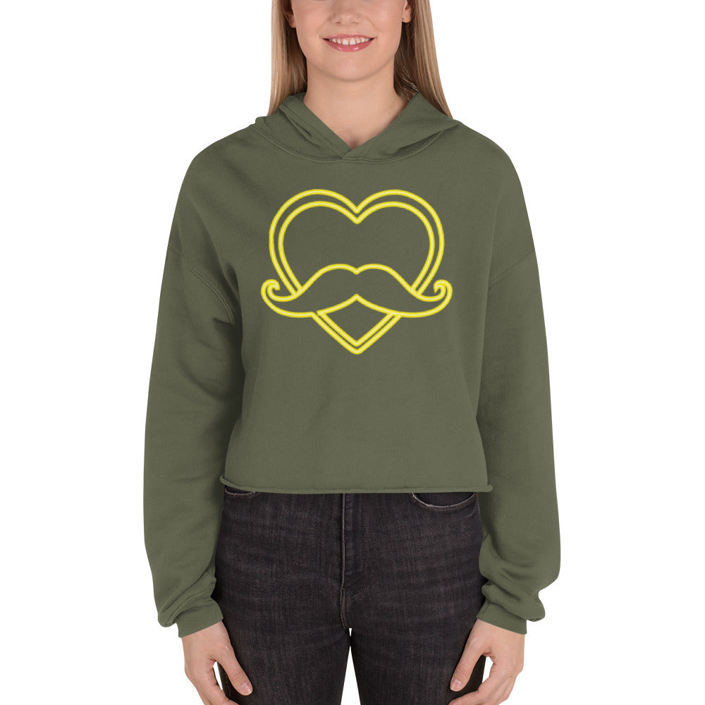 Download Neon Logo Crop Hoodie - Loverfella