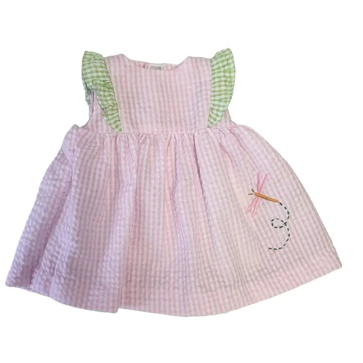 Pink Dragonfly Dress - 18" Doll