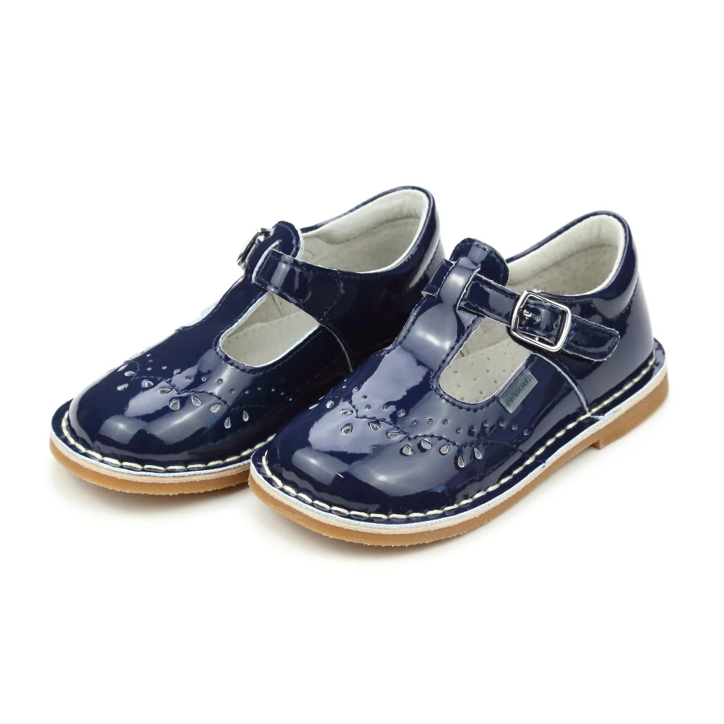 Ruthie T Strap Mary Jane Patent Navy