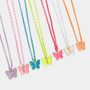 Enamel Chain w/ Butterfly - The Sugarplum Tree