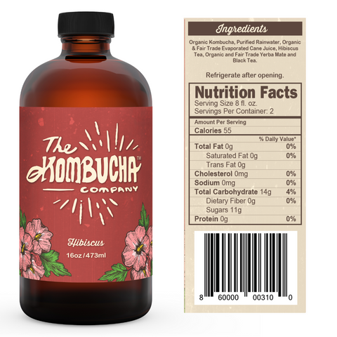 Hibiscus Flavor The Kombucha Company