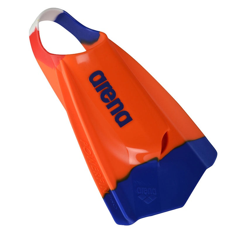 Zijn bekend beroemd Beperking Arena Powerfin Pro - Orange Blue White - Tri To Swim