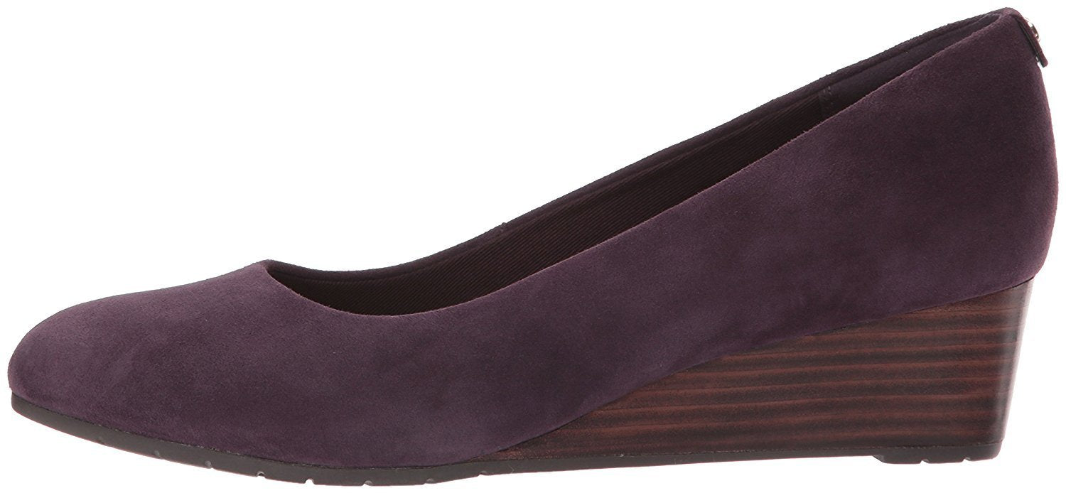 clarks women's vendra bloom wedge pump