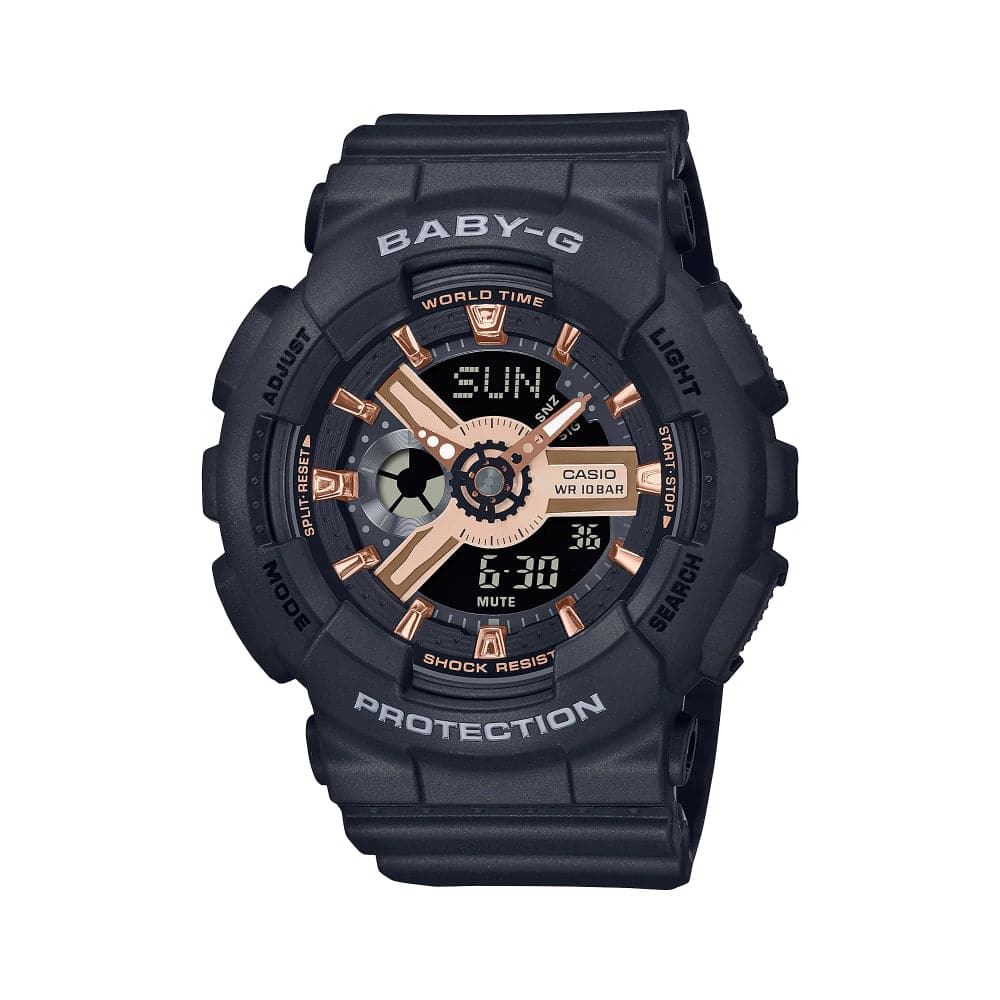 Casio black store resin strap