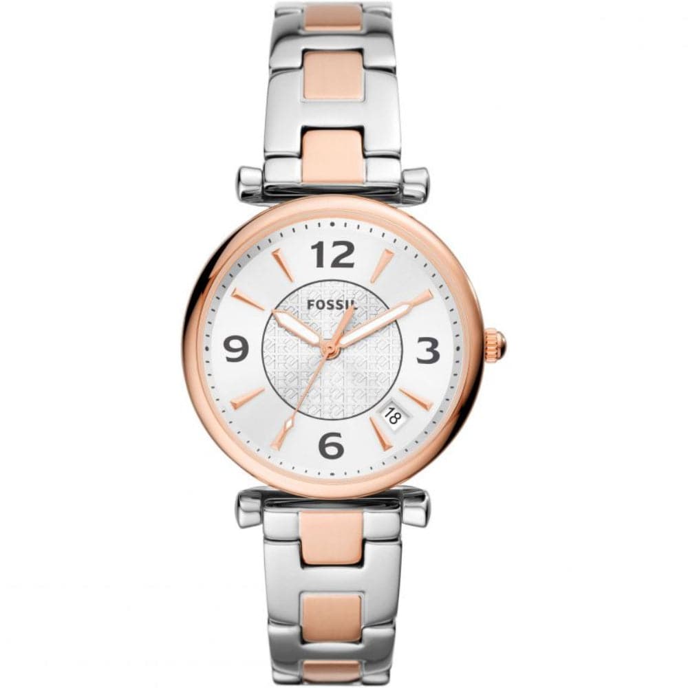 Fossil Carlie Mini Automatic Stainless Steel Mesh Women's Watch