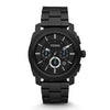 FOSSIL MACHINE CHRONOGRAPH BLACK STAINLESS STEEL FS4682 MEN'S WATCH - H2 Hub Watches