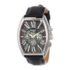 INGERSOLL ARAPAHO AUTOMATIC SILVER STAINLESS STEEL IN3606WH BROWN LEATHER STRAP MEN'S WATCH - H2 Hub Watches