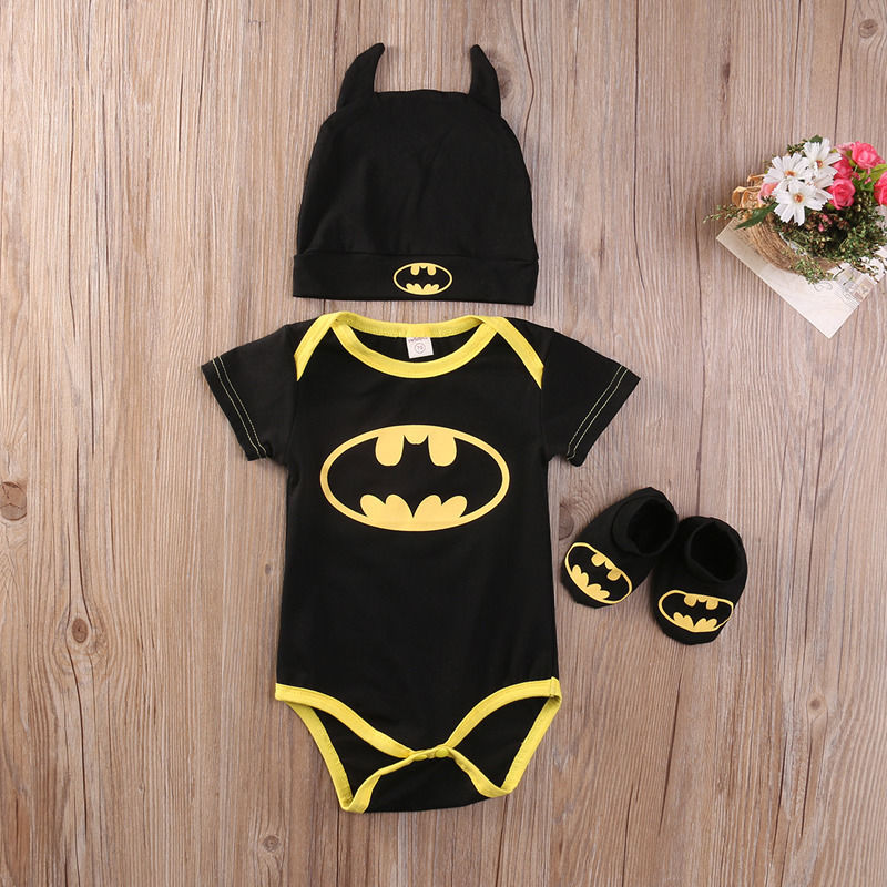 Mini Batman Onesie Set Baby Diva Runway