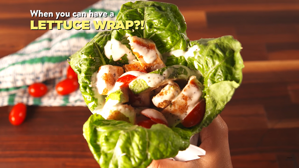 Chicken Caesar Lettuce Wraps