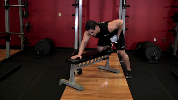 Single-arm Dumbbell Rowing