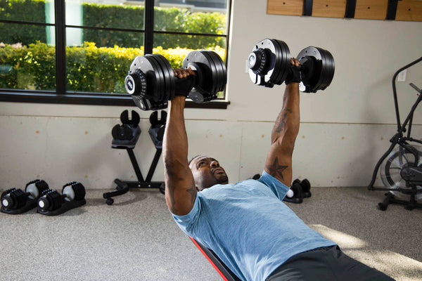 dumbbell bench press