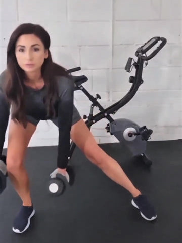 dumbbell lateral lunge