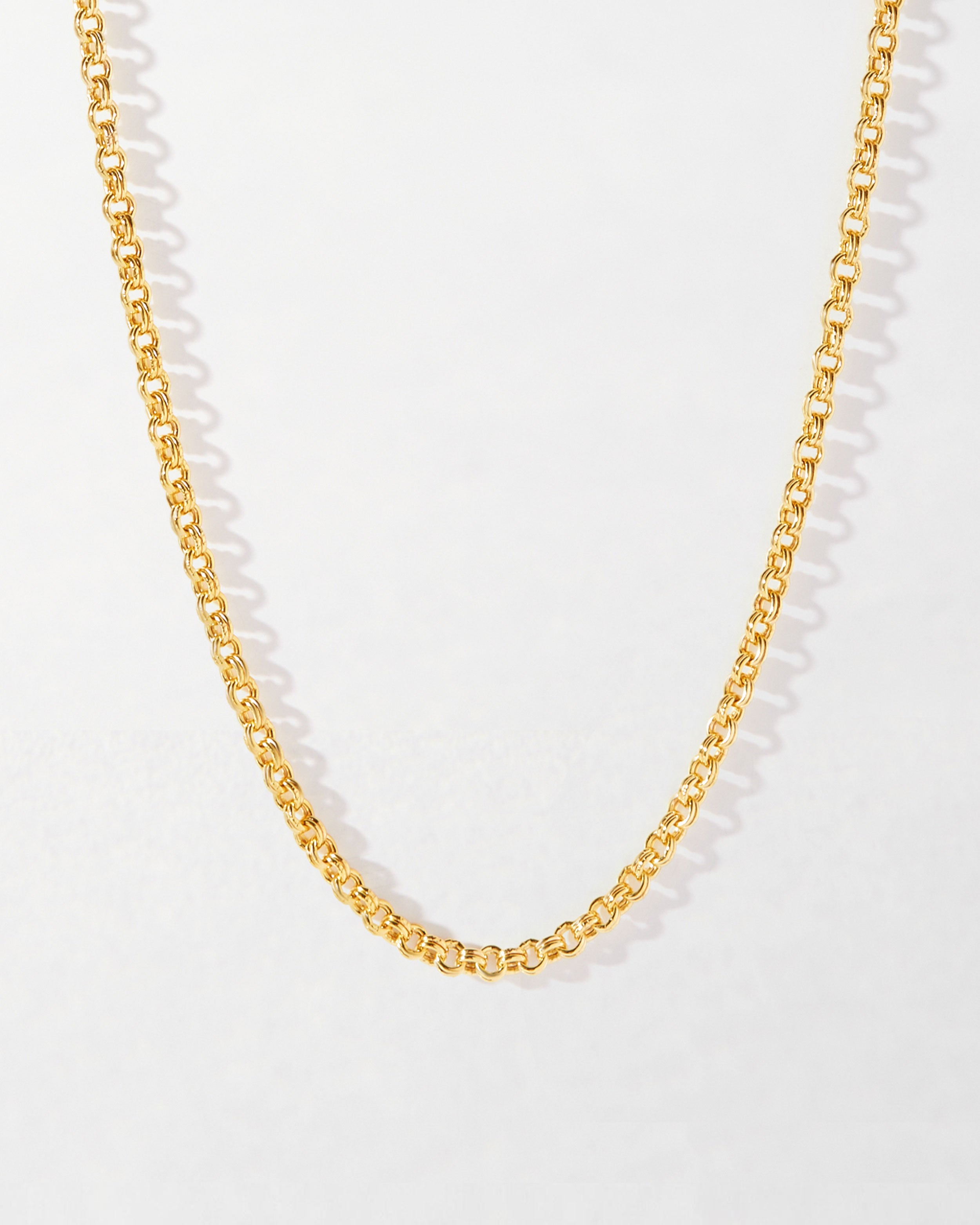 Double Initial Necklace - Gold