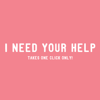 I need your help