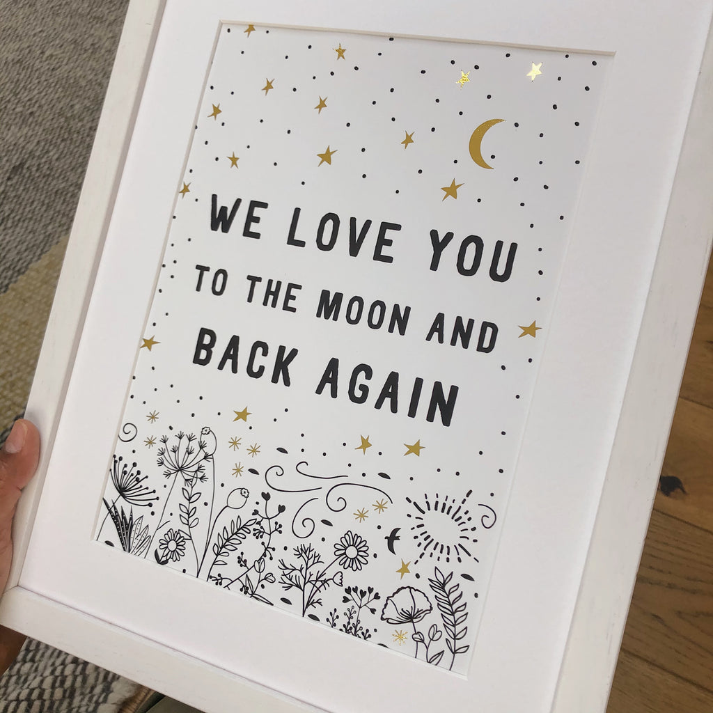 I Love You To The Moon And Back Again Ant Design Gifts