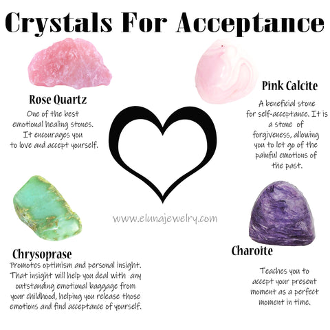 The Best Gemstone Crystals to Find Acceptance – Eluna Jewelry Designs