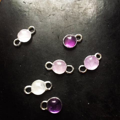 Set Amethyst Stones