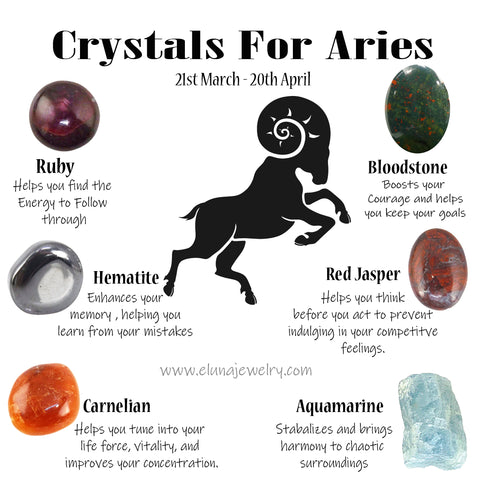 Gemstone Crystals for your Zodiac Sign – Eluna Jewelry Designs