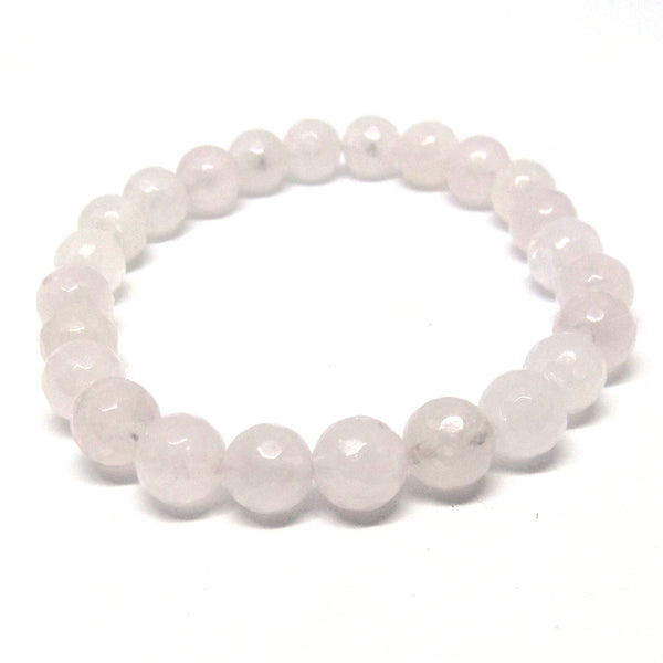 Pale Rose Quartz Healing Bracelet for Love – Eluna Jewelry Designs