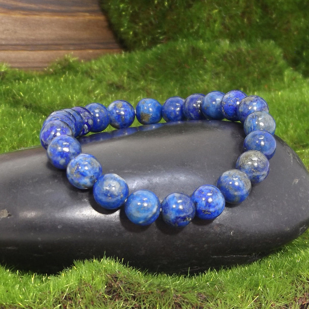 Lapis Lazuli Healing Bracelet for Honesty and Stress – Eluna Jewelry ...