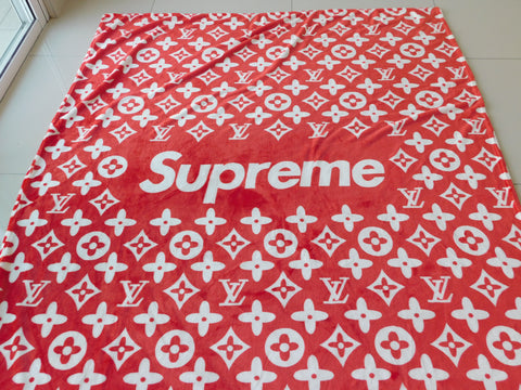 louis vuitton blanket supreme - Just Me and Supreme