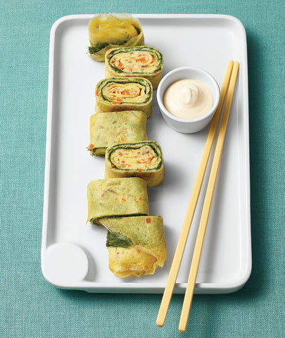 korean recipe gamtae tamagoyaki omelette roll seasoned roasted gamtae seaweed
