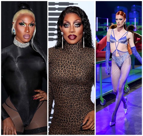 RuPaul’s Drag Race All-Stars Season 5 Winner Shea Couleé, RuPaul’s Drag Race All Season 12 Winner Jaida Essence Hall, and RuPaul’s Drag Race Contestant Gigi Goode for Savage x Fenty: Show Vol. 2