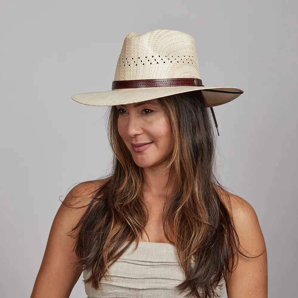 Barcelona Natural Straw Sun Hat Ladies SS23 American Hat Makers 3