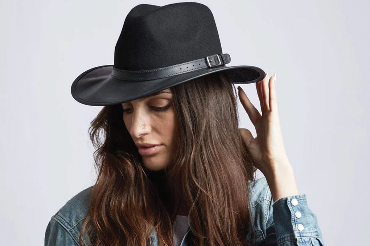 2023 New Women's Hat Felt hat Men's Felt Fedora Hat Fashion Round