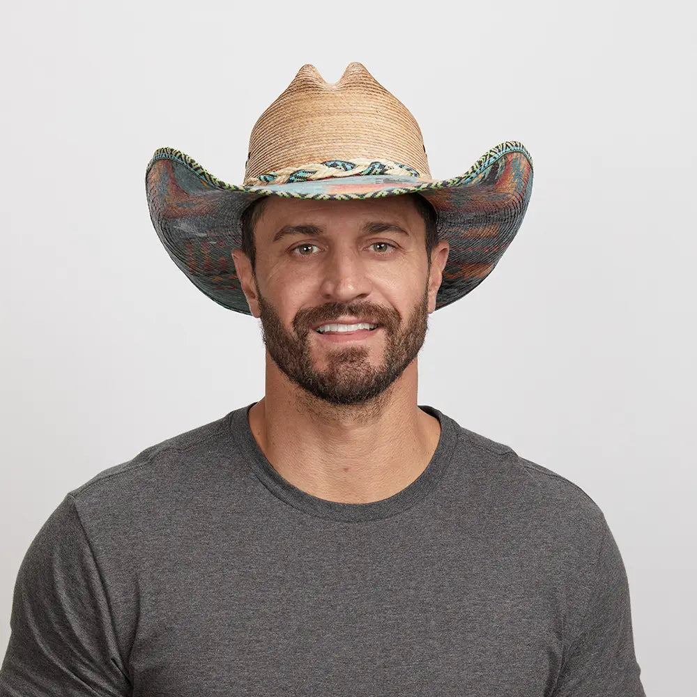 Cassius Natural Straw Cowboy Hat Mens SS23 American Hat Makers 2