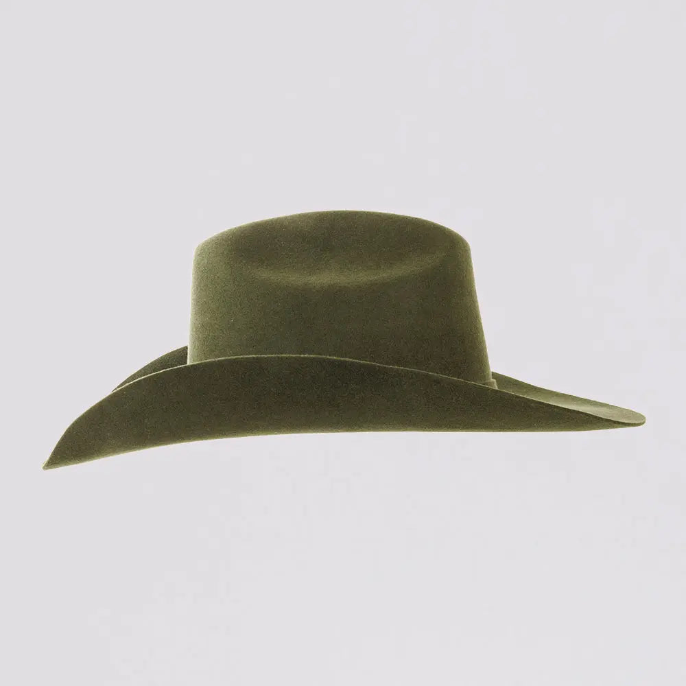 Cattleman Olive Felt Cowboy Hat American Hat Makers Side 07cb40f9 56e6 4dd4 b4ce 3e6c9e3ff516