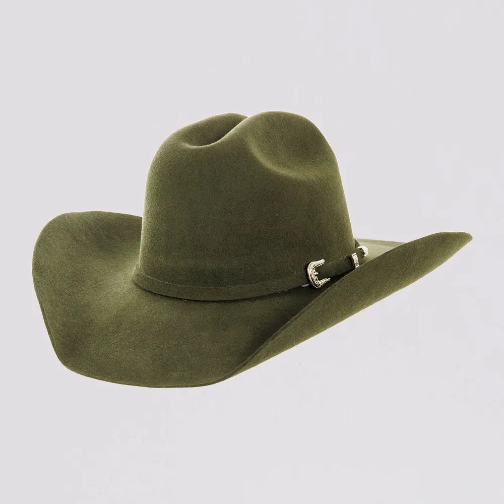 Cattleman Olive Felt Cowboy Hat American Hat Makers4.18.39PM