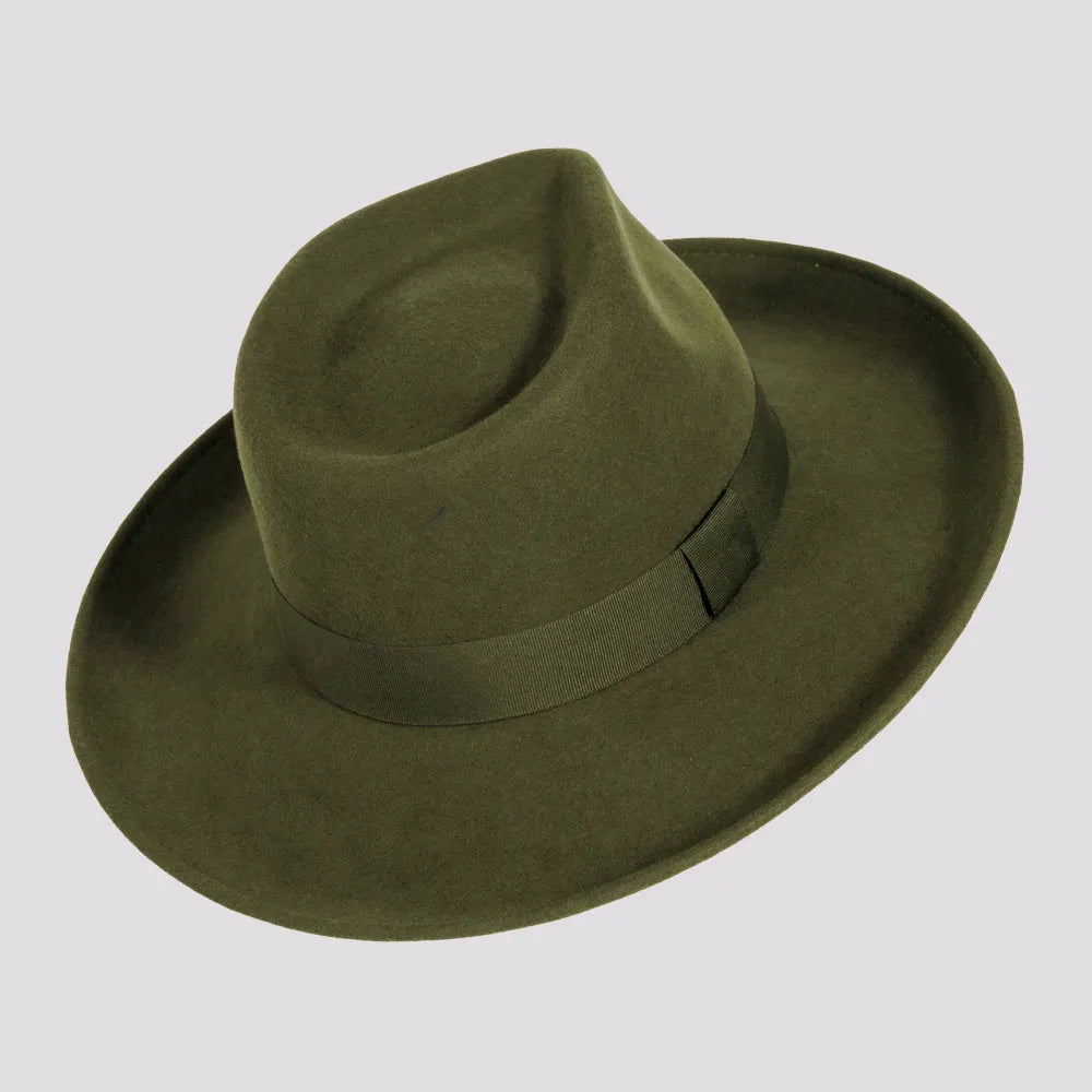 Oakley Olive Fedora American Hat Makers Top