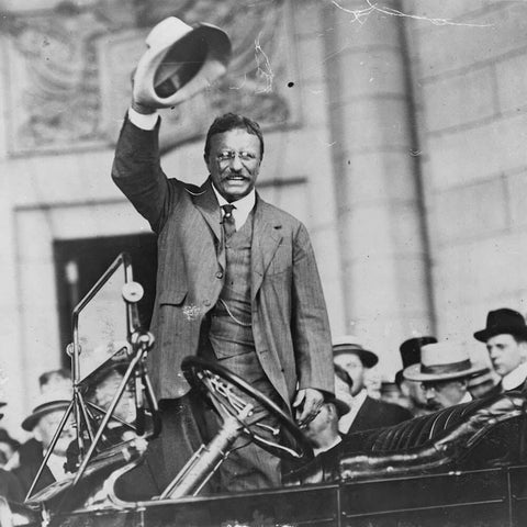 Theodore Roosevelt with a Panama Hat