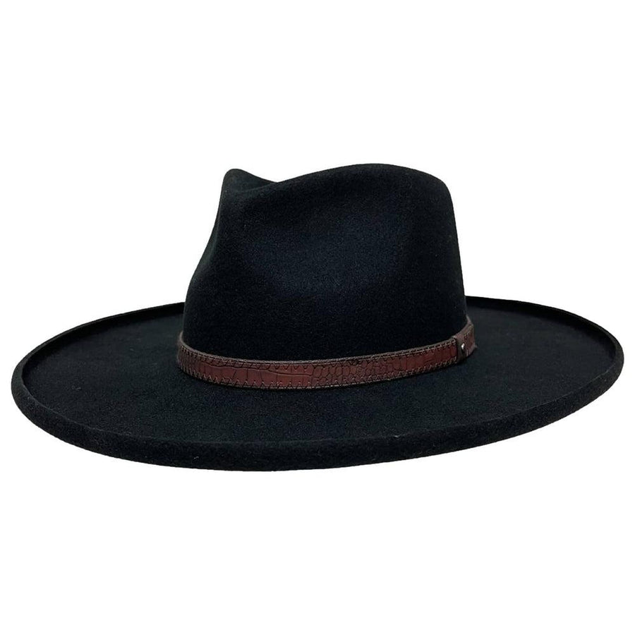 Hudson - Pencil Rim Felt Fedora Hat by American Hat Makers