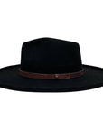 Hudson Black Felt Fedora Hat by American Hat Makers