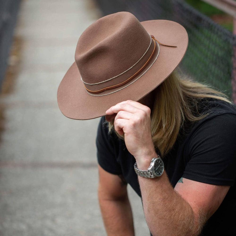 Men's Jawa Wide Brim Felt Fedora