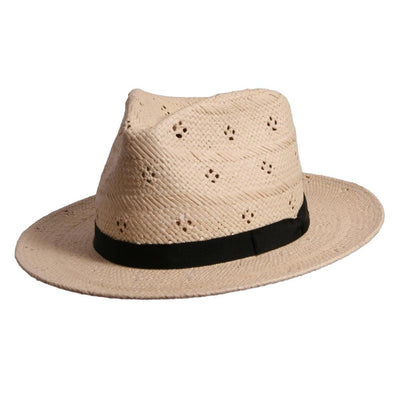 Tuscany  Mens Straw Fedora Trilby Hat – American Hat Makers