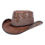 Sierra - Mens Leather Cowboy Hat by American Hat Makers